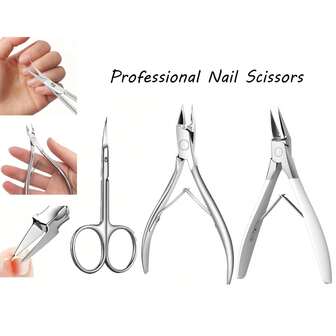 1pc Stainless Steel Silvery Dead Skin Pliers - Trims Dead Skin/Thorns On Hands/Feet, Cuts Nails, Professional Cuticle Cutter & Trimmer, Durable Rust-Resistant Build, Ideal For Manicure/Pedicure, Suitable For Home/Salon Nail Grooming