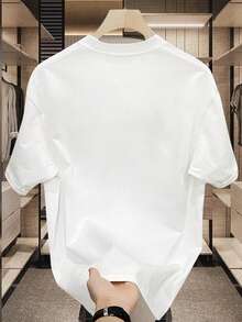 Camiseta de Navidad Blanca y Negra con la Natividad de los Tres Reyes Magos en Camellos con Estrella y Texto "O Santa Noche" - Ropa Religiosa Retro Suave y Transpirable para Fiestas Navideñas, Regalo Adecuado para Navidad, Representaciones de la Natividad, Eventos Eclesiásticos para Hombres y Mujeres - Blanco - Ver 3