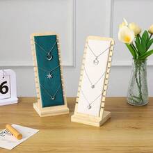 1PC Jewelry Display Stand, Accessories Display Stand, Pendant Necklace Display Stand, Storage Rack, Display Board, Display Prop, Jewelry Stand - Multicolor - View 3