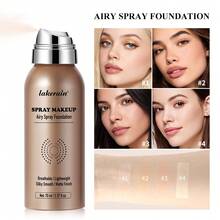 Lakerain Matte Finish Foundation Spray, Natural, Lightweight, Breathable, Waterproof, Long-Lasting, Hydrating, Smooth Makeup Base - Nhiều màu - Xem 1