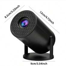 Portable Projector, Movie Projector With 180° Adjustable Angle & Fast Focus - Compatible With IOS, Android, Windows & More | Includes Remote Control, Ideal For Smartphones, USB Devices & Home Theater - Nhiều màu - Xem 10