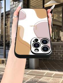 Lujo Ligero, Estilo y Belleza  Geométrico loveGeo Case  Funda de Teléfono de Textura Mate Negra, Compatible con 17PROMAX, 17PRO, 17Air, 17, 16PROMAX, 16PRO, 15PROMAX, 15PRO y Todos los - Negro - Ver 5