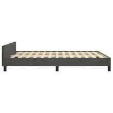 vidaXL Bettgestell Ohne Matratze, Dunkelgrau, 140x190 Cm, Samt - Grigio - Visualizzare 7