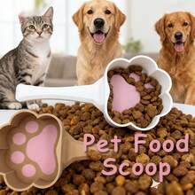 Cute Paw Print Spoon, Universal Pet Spoon For Cats And Dogs, Pet Feeding Spoon, Pet Feeding Supplies - White - View 8