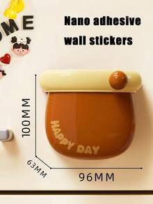 1/2个装厨房冰箱收纳盒，多巴胺磁性收纳盒，新款桌面笔筒创意文具收纳盒 - 彩色 - 查看 9