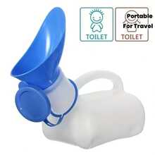 33.81oz Portable ABS Unisex Toilet For Travel, Camping And Outdoor Activities