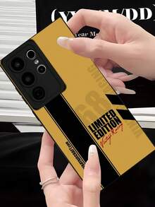 Vintage Racing Limited Edition Phone Case Yellow Black Stripe Pattern Hard Shell Protective Cover for Fashion Enthusiasts All-over Print Mixed-color Phone Cases - Compatible with Phone 17 PRO MAX/17 AIR/15 Pro Max/16 PRO MAX, Galaxy S22/S23/S24/S23 Plus/S24 Ultra/S25/A15/A33/A23. - Color mixto 1 - Ver 7