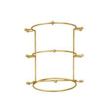 Bride Crown Headband Tiara Support Holder Princess Rhinestones Crown Display Rack Metal Gold Crystal Headbands Organizer - Multicolor - View 12