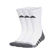 Adidas 男女通用 3 双装 PRF C CC CRW 中筒袜套装 JD9575 - 白色 - 查看 9