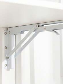 SoBuy Home Office Folding Table Desk Computer Desk Workstation With 3 Shelves White W64 X D58 X H82cm FWT92-W