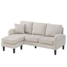 Sofas & Couches - Beige Gray+White - 查看 3