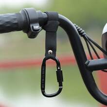 1pc Multi-Function No-Drill Bicycle & Electric Bike Hook, Suitable For Electric Vehicles, Motorcycles, Scooters, Universal Hook, Delivery Hook, Luggage & Raincoat Storage Hook, Helmet Hook