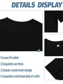 Maglietta da uomo oversize - Morbida t-shirt girocollo in cotone con stampa audace e consumata, stile casual hip hop rock adatto per l'estate e tutto l'anno, lavabile, abbigliamento per fan di musica, manica corta, tessuto traspirante - nero - Visualizzare 2