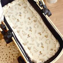 1 pieza Almohadilla para cochecito de bebé, Esterilla de bebé gruesa para otoño/invierno, Felpa con cuentas 3D - Super suave y cómoda, amigable con la piel, lavable, cojín cálido reversible, universal para asiento de cuna/cochecito recién nacido, gran regalo para bebé en Navidad, Halloween, Acción de Gracias - Cojín para asiento de cochecito Baby Bean - Ver 7
