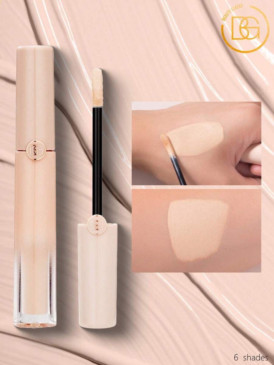 beauty glazed Kem che khuyết điểm dạng lỏng đa năng, có thể che phủ hoàn toàn các vết mụn, vết thâm, quầng thâm, sắc tố và khuyết điểm.