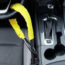 Steering Wheel Lock Anti-Theft Car Security Device Heavy Duty Seat Belt Lock Black/Red/Yellow - Yellow - View 9