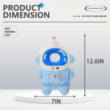 Baby Head Protector Pad Safety Pad For Walking & Crawling,Toddlers Head Safety Adjustable Back-Pack - 藍色太空人 - 查看 8