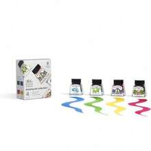 Winsor & Newton Drawing Ink Tinta de Dibujo de Secado Rápido, Amarillo (Sunshine Yellow), 14 ml - Morado (Purple) - Ver 4