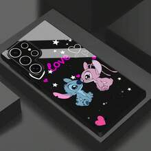 Miniso Disney Lilo & Stitch Phone Case, "Love" Themed Design With Stitch & Angel In Romantic Posefor Samsung Galaxy S25 Ultra/S25 Plus/S25/ Galaxy S24 Ultra/S24 Plus/S24/S24 FE/S23 Ultra/S23 FE/S23 Plus/S23/S22Ultra/S22 Plus/S22/S21 Plus/S21 Ultra/S21/S20 FE/S20 Plus/S20/S20 Ultra/S10/S10E/S10 Plus/A03s/A05s/A05/A06/A14/A15/A16/A23/A24/A25/A26/A32/A34/A35/A36/A51/A52/A53/A54/A55/A56/A71/Galaxy Note20Ultra/Galaxy Note20/Galaxy Note9,Galaxy S25 Ultra Case Plus Stocking Stuffers,The Girlfriend,The Chosen,Early Fall Fashion. - 透明的 - 查看 3