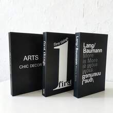 3pcs Minimalist Faux Books Decor, Paper Folding Style, Nordic Modern Decorative Books, Suitable For Cafe, Display, Photography Props, Not Real Books, Cannot Store Items Inside, Ideal For Valentine's Day Gift