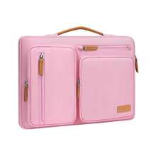 MOSISO 12.9 Inch Tablet Sleeve Case For IPad Pro 13 M4 & IPad Air 13 M3 M2, IPad Pro 12.9 M2 M1 6/5th With Magic Keyboard&Smart Keyboard Folio, Side Open Carrying Bag With 4 Zipper Pockets, Pink,12.9inch,Pink - 粉紅色的 - 查看 1