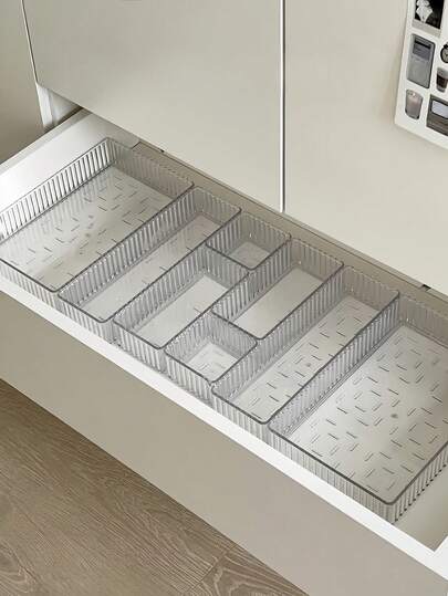 10/7/4/1pc Makeup Organizer, Drawer Storage Box, Desktop Storage Case, Valentine's Day Gifts In The Beginning Of School Season, Cosmetics Storage Box, Cosmetics Storage Tray, Skin Care Perfume Bottle Storage Rack, Drawer Storage Blue, Gifts, New Year Gifts, School Supplies In The Beginning Of School Season