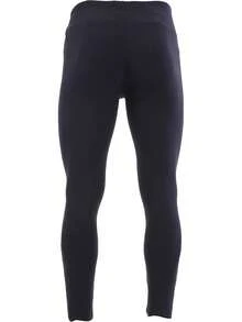 Mens 2 Pack Thermal Underwear Bottoms Long Johns For Men Thermal Warm Baselayer Ultra Soft Trousers Leggings Pants - Black - View 2