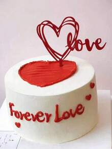 24 piezas de Decoraciones para pasteles de ocasiones múltiples, Adornos para pasteles de Cumpleaños Feliz y Día de San Valentín, Accesorios de exhibición para hornear, Decoraciones para pasteles de fiesta - Multicolor - Ver 6
