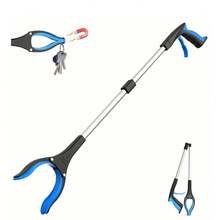 1pc Trash Grabber/Pickup Tool - Handheld Tool, Foldable Reach Grabber, With 360° Rotating Jaws And Magnetic Tip, Upper Grabber For Trash Pickup, Lightweight Grabber, Suitable For Elderly/Seniors - Blue - View 12