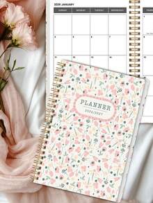 2026 Monthly Planner A5, 12-Month Minimalist Monthly Weekly Daily Planner Notebook For Work Home & Personal Planning, Back To School Supplies Office Supplies Perfect Gifts - Multicolor - View 5