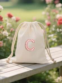 1个A-Z 26字母化妆包，小型化妆包，多功能旅行收纳袋，化妆品、护肤品收纳包，旅行化妆包，化妆品整理包，大容量储物袋 - 彩色 - 查看 20