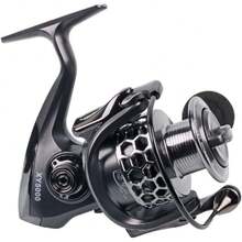Fishing Reel 13+1BB Light Weight Ultra Smooth Aluminum Spinning Fishing Reel With Free Spare Graphite Spool,31251284 - Brown - View 2