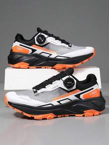 2025新款男士休闲人字拖，软底，时尚酷炫，裂纹设计，柔软舒适 - 橘色 - 查看 2