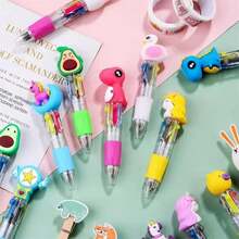 Arthink 30 Pack Cute Multicolor Pens | Kawaii 4-In-1 Colors Ballpoint Pens For Kids- Perfect Party Favors, Classroom Prizes- Fun Writing Gifts For Boys Girls - Màu B - Xem 4