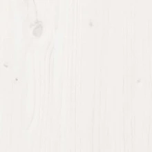 vidaXL Bettrahmen Weiß 150 X 200 Cm Aus Massivem Kiefernholz - Weiss - Übersicht 10