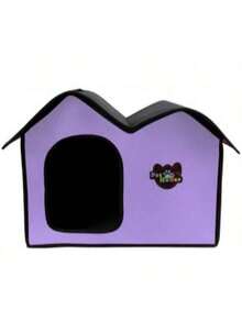 1pc Pet Nest, New Double - Layer Roof Pet House, Wind - Proof And Warm Cat Nest, Outdoor Cat House, Dog Bed, Cat Tent, Detachable And Washable, Suitable For All Seasons, Pet Shelter, Portable Box, Cat Supplies, Dog Supplies, Suitable For Small And Young Dogs