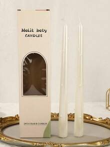 2支珍珠长蜡烛，10英寸欧式电镀彩色珍珠烛台，家用，无烟婚礼蜡烛，烛台蜡烛，适合烛光晚餐，高端氛围摄影道具，情人节礼物，精美礼品 - 彩色 - 查看 19