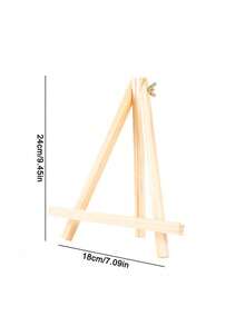 5件套可调节多功能木制相框架 - 乡村风格小型展示相框架，适用于艺术品、绘画、卡片和明信片 - 非常适合家庭、学校、工作室装饰和办公室使用 - 彩色 - 查看 9