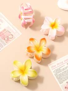 1 chiếc kẹp tóc hình hoa giả màu kẹo ngọt, kiểu dáng thanh lịch, cao cấp, đa năng cho kiểu tóc hàng ngày, phù hợp cho trang điểm, tắm, đi làm, du lịch, chụp ảnh, dự tiệc, quà tặng ngày lễ, phụ kiện tóc kẹp tóc đi biển. - Nhiều màu - Xem 4