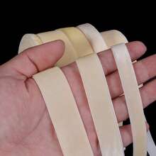 6-25mm Beige Single-Sided Velvet Ribbon, Christmas Ribbon, Jewelry Display Packaging, Flower Gift Wrapping, Bows, DIY Party Decoration - Beige - View 6