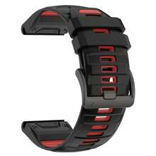 [佳明硅胶表带] 佳明快拆式硅胶运动表带 | 可调节、透气双色表带 | 兼容 Fenix 8 (47/51mm)、E 7 7X 6 6X 6Pro 5 5X Plus 3 3HR、Instinct 2/2X、Enduro 2/3 - 彩色 - 查看 19