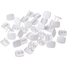 Toddleroo by North States - Protectores de enchufe para enchufes de dos y tres puntas para una cobertura rápida en cuestión de segundos |   Prueba de bebé con confianza (36 unidades, blanco suave) - 36 unidades (paquete de 1) - Ver 7