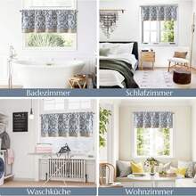 Window Valance - Blue - View 4