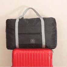 Bolsa de almacenamiento de equipaje portátil Negra Organizadores Closet para ropa Organizer storage Escurridor para trastes Pencil case Lunch box Joyero Hogar - Negro - Ver 3