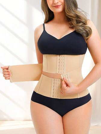 大码女式两件式弹力腰带，前扣设计，方便穿脱，适合日常穿着