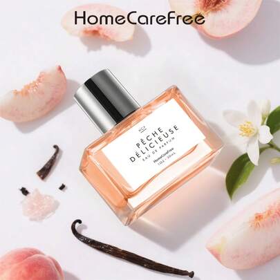 女士香氛扩香器，持久留香的甜美蜜桃花果香，融合了蜜桃、橙子、奇异果、茉莉、椰奶和香草的香调。是约会、工作、日常穿着和派对的理想之选。不含酒精配方。