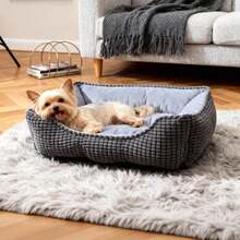 HAZOOWILL All-Season Dog Bed Mat - Soft Square Pet Bed Cushion, Suitable For Small To Large Dogs & Cats, High Resilience PP Fiber Filled, Comfortable & Durable Lounge-Style Design, Multiple Sizes & Colors Available - Multicolor - View 11