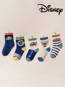 Disney 10/5 正品汽车圣诞儿童袜，新年加厚礼物袜，男童冬季卡通圣诞新年动漫袜，女童袜，家居拖鞋，创意礼品袜，儿童袜 - 彩色 - 查看 6