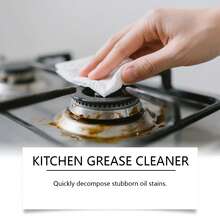 JAYSUING Kitchen Grease Cleaner, Stove Boiler Grill Range Hood Removing Heavy Grease Stubborn Stains Deodorizing Descaling Refreshing Air Without Residue Restoring Luster Cleaning Spray Kitchen Hygiene Cleaning Tool - Rosa - Ver 8