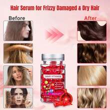 Hair Care Essence - 40 Hair Care Capsules - No Rinsing Required - Contains Moroccan Nut, Australian Nut And Avocado Oil - Vitamin A, Hair Oil,E And Pro B5 - Suitable For Both Women And Men Hair Care Products,Aceite Para El Cabello,Hair Care,Hair Oil,Vitaminas Para El Cabello,Hair Care,Aceite Para El Cabello,Vitaminas Para El Cabello,Cheap,Fromlabs Protein Capsule Hair Repair Treatment,Remilia Hair Serum Capsules,Hair Treatment Serum,Hair Capsules,Vitamina E Para El Cabello,Hair Oil Capsules,Hair Serum Capsules,Hair Vitamins Oil Capsule,Hair Vitamin Serum Capsule,Nutrafol Women Hair Growth Supplement,Lilyeve Hair Growth Serum,Hair,Hair Serum,Hair Vitamins,Pantene Pro Vitamin Essence,Hair Oils For Hair Growth,Mise En Scene Hair Serum,Hair Vitamins For Women,Poeroeshair Serum Capsules,Hair Vitamin Serum Capsule,Hair Treatment Vitamin Serum Oil Capsule,,Hair Treatment Serum,2 Box Hair Treatment Serum Oil Vitamin ,Capsules1pc/2pcs - Clear - View 7